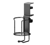 Ujjdwiurgh Porte-gobelet de bureau sans perçage, bras de serrage réglable, support de serrage rotatif à 360 degrés, support de tasse anti-chute