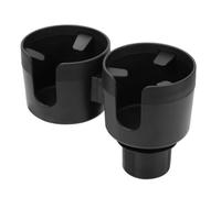 Ujjdwiurgh Porte-gobelet multifonction pour voiture - Double porte-gobelet - Base réglable - Design amovible