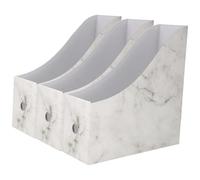 Ujjdwiurgh Porte-Revues en Carton Robuste BoîTe de Rangement pour Magazines éTanche, Bacs à Livres, Organisateur de Porte-Fichiers de Bureau