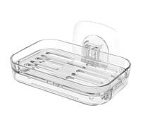 Ujjdwiurgh Porte-savon auto-drainant en acrylique transparent, sans perçage, adhésif puissant, convient pour salle de bain de camping-car