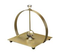 Ujjdwiurgh Porte-Serviettes en Papier en Forme de Boule de Cristal en Fer, Porte-Serviettes en Papier, Distributeur de Serviettes en Papier pour Cuisine et Salon