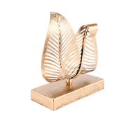 Ujjdwiurgh Porte-Serviettes Moderne Autoportant avec Motif de Feuille, Distributeur D'Essuie-Tout de Bureau, BoîTe de Rangement pour Serviettes de Table