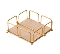 Ujjdwiurgh Porte-Serviettes Moderne avec Base en Bois, Design Élégant pour Table à Manger, Support Robuste et Décoratif pour Serviettes en Papier
