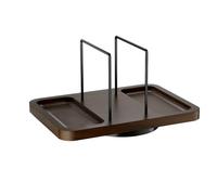 Ujjdwiurgh Porte-serviettes pour table de cuisine - Distributeur de serviettes vertical rotatif en bois pour salle de bain, cuisine, table à manger - Décoration pour table, comptoir de cuisine