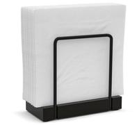 Ujjdwiurgh Porte-Serviettes pour Table, Distributeur de Serviettes sur Pied en Fer de Bambou pour Cuisine, Salle à Manger, Ferme, Cocktail, Pique-Nique, Bar Rustique