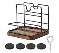 Ujjdwiurgh Porte-serviettes rustique pour table, sel et poivre, porte-serviettes en métal