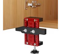 Ujjdwiurgh Positionneur d'installation de porte d'armoire, localisateur de montage de porte d'armoire, gabarit polyvalent pour le travail du bois