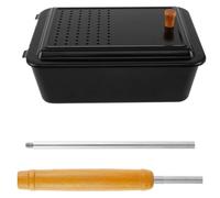 Ujjdwiurgh Pot à popcorn multifonction avec poignée amovible Idéal pour faire du pop-corn frais