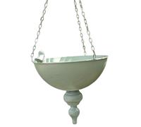 Ujjdwiurgh Pot de fleurs à suspendre pour extérieur, cour, couloir, jardin, décoration de plantes, pots de fleurs à suspendre, vert