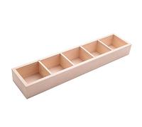 Ujjdwiurgh Pot de fleurs en fer et céramique pour bonsaï 5 compartiments