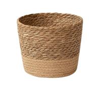 Ujjdwiurgh Pot de fleurs en osier tressé à la main - Facile à installer et à utiliser - Taille M