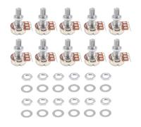 Ujjdwiurgh Potentiomètres A500K de Guitare de Petite Taille Pour Pièces de Basse de Guitare (Pack de 10)