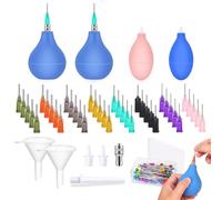 Ujjdwiurgh Poterie Outils Fournitures en Céramique Précision Applicateur, Céramique Glaçure Squeeze Bouteille Outils pour Poterie Art Décoration Kit