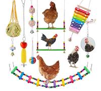 Ujjdwiurgh Poulet pour Poules Poulet Xylophone Jouet Poulet Pont BalançOire Poulet Picorer Poulet Miroir