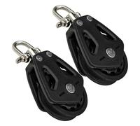 Ujjdwiurgh Poulies pour Bloc de Poulie à Corde, Coureur de Corde, Rotation Silencieuse, Roue de Traction, Bloc de Poulie, Coureur de Corde Robuste