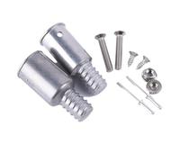 Ujjdwiurgh Pour 0,87 "/ 1" Kit de Réparation de Rechange Fileté Universel, Adapté Aux Pôles de Poignées en Bois ou en Métal