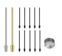 Ujjdwiurgh pour 2 Pointes de Stylo Remarquables, Pointes de Stylo Remarquables en Métal, Pointes de Rechange/Accessoires de Recharge de Pointes 12 Pièces
