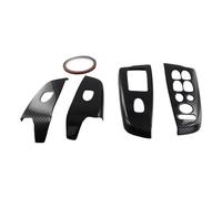 Ujjdwiurgh Pour 2006-2011 Panneau élévateur de fenêtre de porte en fibre de carbone pour interrupteur de fenêtre de porte droite