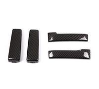 Ujjdwiurgh pour 2007-2021 ABS Fibre de Voiture PoignéE de Porte IntéRieure Bol Panneau Couverture Garniture Accessoires DéCoratifs