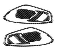 Ujjdwiurgh Pour 2016-2020 en fibre de carbone pour poignée de porte intérieure de voiture - Autocollant pour serrure de porte