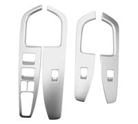 Ujjdwiurgh Pour 2016-2020 - Garniture argentée pour interrupteur de lève-vitre - Décoration d'accoudoir de porte intérieure