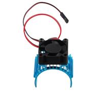 Ujjdwiurgh Pour A959-B 144001 124019 TéLéCommandéE Voiture en Alliage D'Aluminium Moteur Couverture de Dissipateur plus Ventilateur de Refroidissement pour 540 550 3650 Moteur, 1