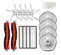 Ujjdwiurgh Pour Bot W10 W10 Pro Filtre HEPA Brosse principale, serpillère, brosse latérale, pièces d'aspirateur