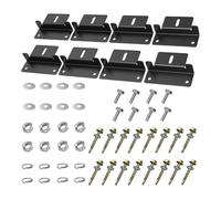 Ujjdwiurgh Pour Cartouche RV RV Yacht Kit de Support de de Panneau Solaire Compatible 8pcs Support de Toit de Style Z-Style