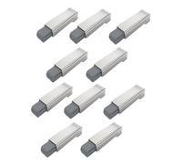 Ujjdwiurgh Pour Charnières à Recouvrement, Lot de 10, Mécanisme D'Amortisseur de Mouvement à Fermeture - Bras Droit Lent et Lisse, à Clip Supérieur pour la Modernisation