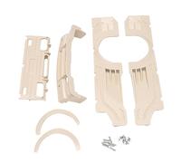 Ujjdwiurgh pour D12 1/10 PièCes de Mise à Niveau de Voiture TéLéCommande Voiture TéLéCommande Armure de Carrosserie Entourée Jeux DéCoration Couverture Accessoires