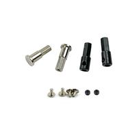 Ujjdwiurgh Pour D12 1/10 RC Pièces de mise à niveau de voiture en métal 5 mm Hub de roue avant Adaptateur hexagonal Combiner et adaptateur d'arbre d'essieu arrière, B