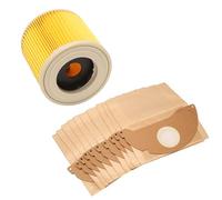 Ujjdwiurgh Pour Humide Et Sec Filtre D'aspirateur Wd2 Et 10 X À PoussiÈRe