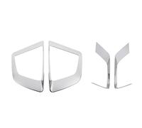 Ujjdwiurgh Pour Ix25 Accessoires Avant Arrière Feux de Brouillard Couvercle Cadre Garniture ABS Chrome Décoration Extérieure 2017 2018 2019