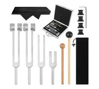 Ujjdwiurgh Pour la Guérison Du Chakra pour le Réglage Du Stress, Set 4pcs Set (128Hz, 136.1Hz, 528Hz, 4096Hz)