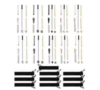 Ujjdwiurgh Pour le Kit de Stylo Mince en Bois, 10 Pack avec Plusieurs Finitions et un Ensemble de Crayons à Torsion de 7 mm