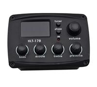 Ujjdwiurgh pour Le Micro de Guitare Classique Folk -17B avec Égaliseur 4 Bandes, Conçu pour Les Guitares Acoustiques, Accessoires D'Instrument.