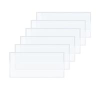 Ujjdwiurgh Pour les Couvercles de Lentilles de Cabine de Sablage Abrasif, Pack de 6 - Protecteur de Lentille de Sablage 23 X 11 Pouces.