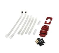 Ujjdwiurgh pour MN 1/12 MN82 LC79 RC Pièces de Rechange de Voiture en Métal Amélioré Kit de Fixations à Ressort pour Essieu Rouge