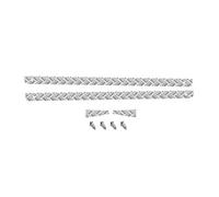 Ujjdwiurgh Pour MN D90 D99S MN99S 1/12 RC Pièces de mise à niveau arrière et latérale en métal Plaque antidérapante Anti-rayures