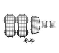Ujjdwiurgh Pour MN D90 D99S MN99S 1/12 RC Voiture Mise à niveau Pièces Arrière Côté Métal Stéréoscopique Fenêtre Mesh Protecteur Net Accessoires