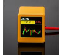 Ujjdwiurgh pour NerdMiner Bitcoin, Affichage des Stocks de Crypto-Monnaie, Taux de Change, Suivi des Prix, Ticker Météo, Horloge A