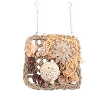 Ujjdwiurgh pour Oiseaux, pour Perruches, pour Recherche de Nourriture, Tapis d'herbe, Mur d'escalade pour Perruche, Perroquet, Calopsitte, Conure, Inséparable