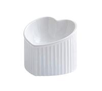 Ujjdwiurgh pour Surélevés en Céramique, de Nourriture ou d'eau Surélevés Inclinés, sans Stress, Prévention du Refoulement, Lavable au Lave-Vaisselle et au Micro-Ondes, Facile à Utiliser B