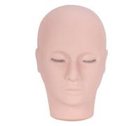 Ujjdwiurgh Pratique de Greffage des Cils Modèle de Tête de Maquillage des Cils Outils de Maquillage de Maquillage avec des Cils en Maquillage Maquillage Outils