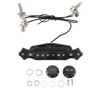 Ujjdwiurgh Pre-Cable 6 Cordes Simples Pick-Up De La Bobine Harnais Avec Volume & Pots De Ton Pour Cigare electrique Caisse De Guitare Cigare electrique Caisse De Guitare