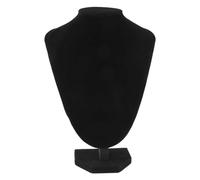 Ujjdwiurgh Presentoir de en Forme de Mannequin Poitrine de Shop pour l'exposition de Collier de Pendentif Noir-XL