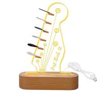 Ujjdwiurgh Présentoir de Médiators de Guitare, Support de Rangement pour Médiators, pour Basse Électrique Acoustique, Ukulélé, Violon, Base Ovale