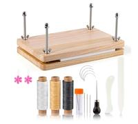 Ujjdwiurgh Presse à Livres, Kits de Reliure, Fournitures de Reliure, Kit de Reliure pour Débutants, Outil de Dossier en Os pour Bricolage 7,9 X 11,6 Pouces