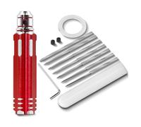 Ujjdwiurgh Prime Model Scriber Résine Sculptée Scribe Line Hobby Outil de Coupe Ciseau, Hobby Outil de Coupe Rouge