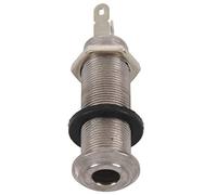 Ujjdwiurgh Prise pour Guitare éLectrique, VéRin Fileté Chromé, Prise D'EntréE de Prise Jack 1/4 Pouce pour Guitare éLectrique